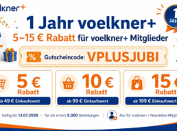 Völkner+: 5-15 Prozent Rabatt zum Geburtstag des Bonus-Programms