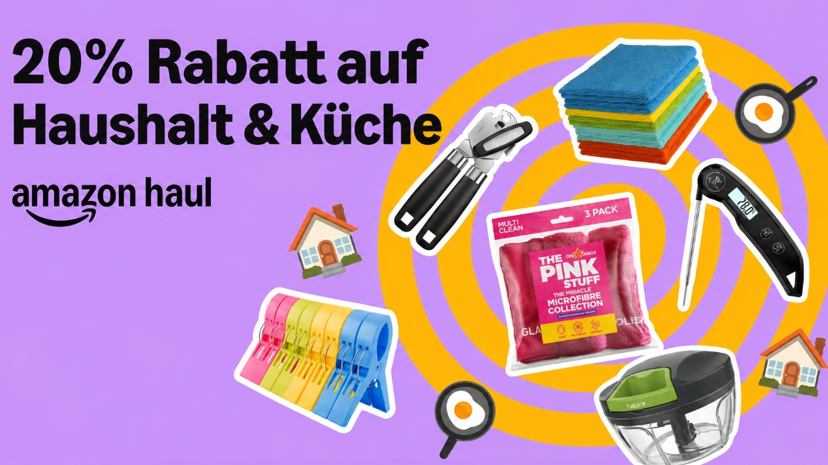 Amazon Haul: 20 Prozent Rabatt auf Küche und Garten