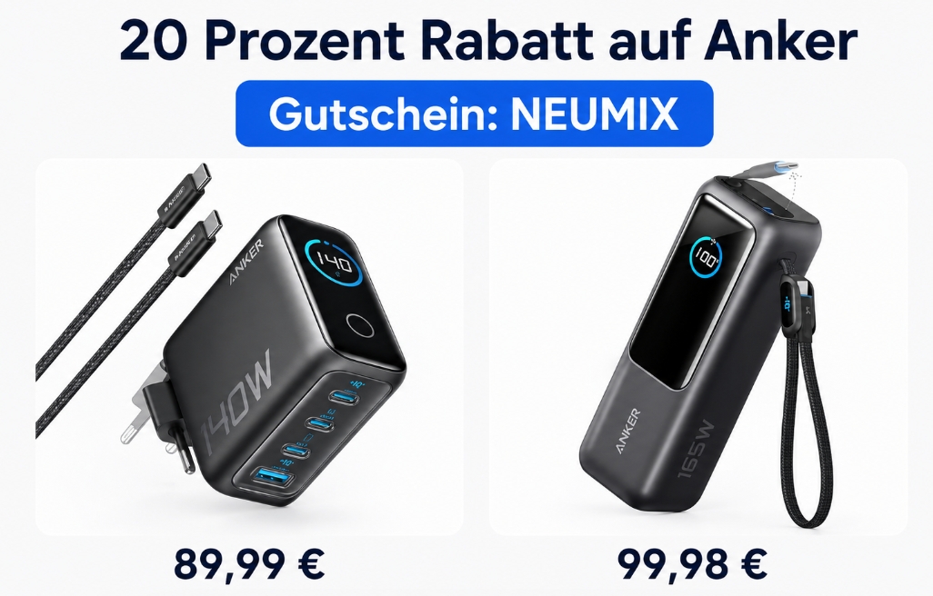 Anker: 20 Prozent Rabatt via Ebay