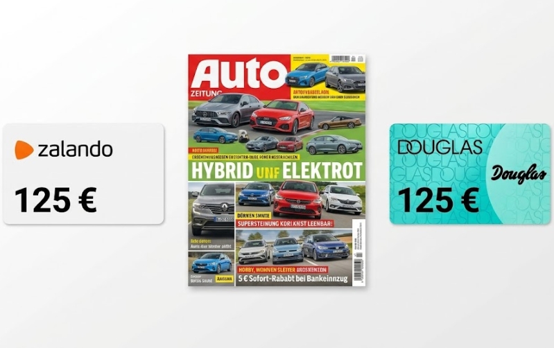 Auto Zeitung: Jahresabo für 125 Euro mit Gutschein über 125 Euro