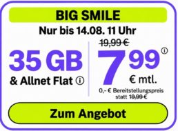 Bigsim: 35 GByte 5G-Daten im Vodafone-Netz für 7,99 Euro
