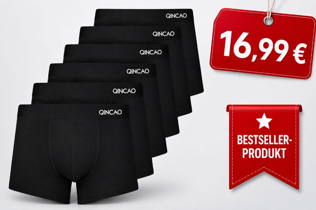 Amazon: Bestseller-Boxershorts für 16,99 Euro