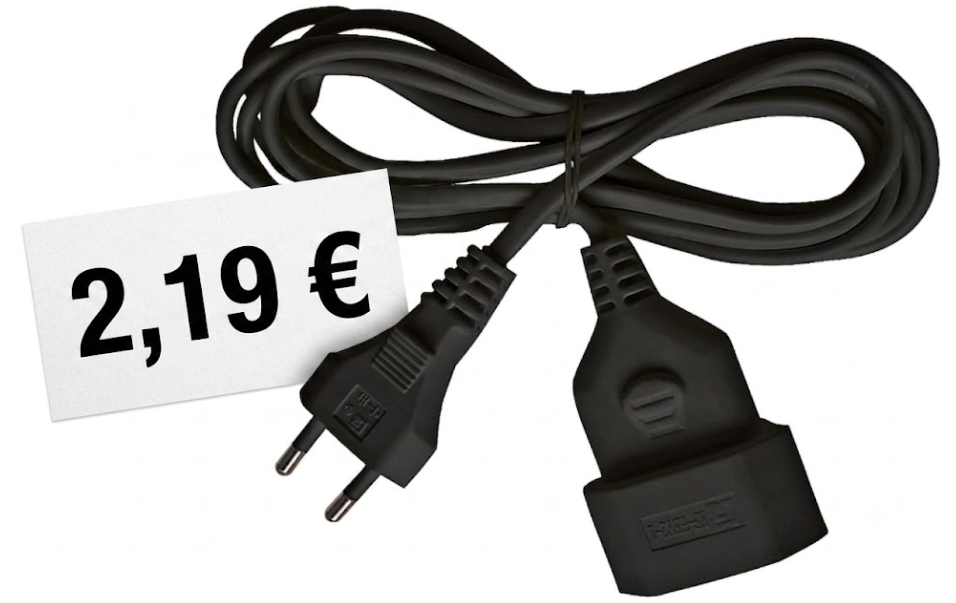 Brennenstuhl: Verlängerungskabel für 2,19 Euro