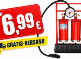 Fischer: Fußluftpumpe refurb für 6,99 Euro frei Haus