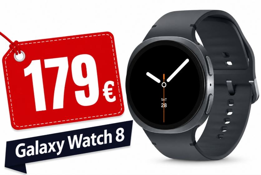 Amazon: "Samsung Galaxy Watch8" für 179 Euro frei Haus