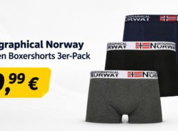 Geographical Norway: Boxershorts im Dreierpack für 9,99 Euro