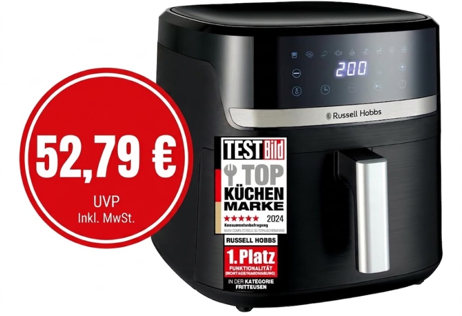 Amazon: Testsieger-Fritteuse zum Bestpreis von 52,79 Euro