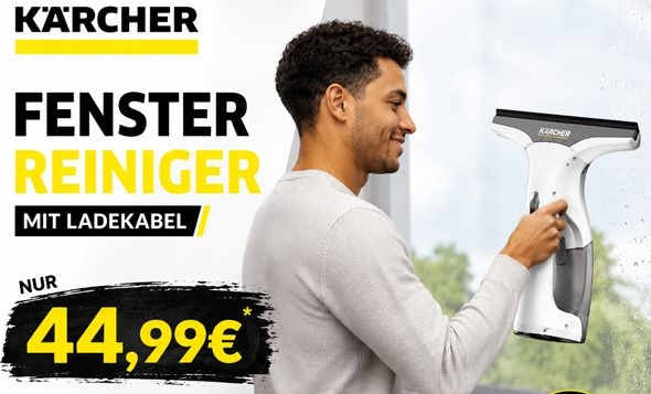 Outlet46: Kärcher-Fensterreiniger für 44,99 Euro