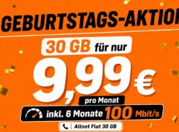 Klarmobil: Geburtstagsaktion mit Verdoppelter Speed bei 5G-Tarifen