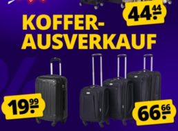 Sportspar: Reisekoffer und Sets ab 20 Euro