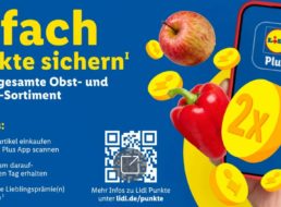 Lidl Plus: Zweifach Punkte auf Obst und Gemüse