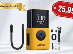Bestseller: Elektrische Fahrradpumpe zum Prime-Preis von 25,99 Euro