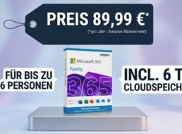 Amazon: Microsoft 365 Family jetzt für 89,99 Euro