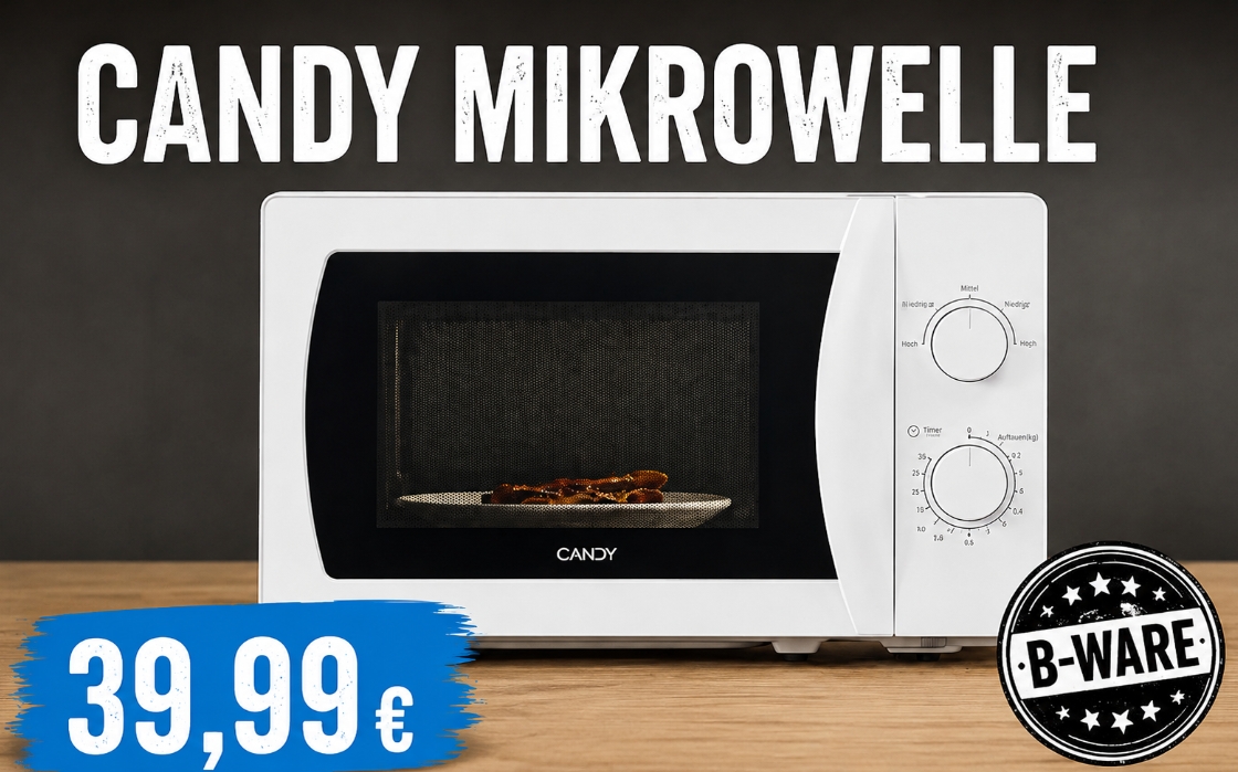 Outlet46: Kompakte B-Ware-Mikrowelle für 39,99 Euro