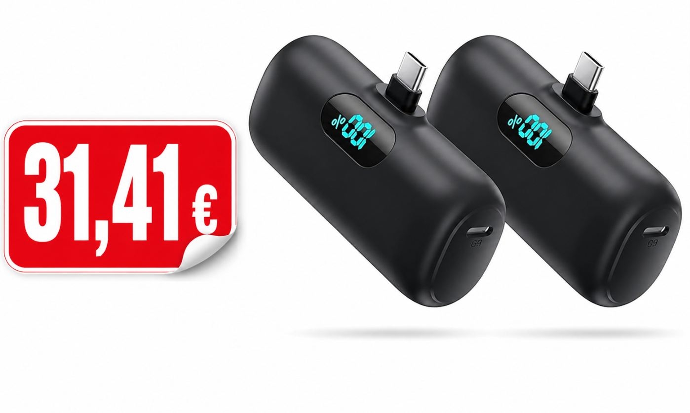 Prime: Mini-Powerbank im Doppelpack für 31,41 Euro frei Haus