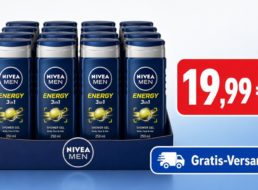 Dealclub: „Nivea Men Energy 3in1“ zum Packungspreis von 1,67 Euro