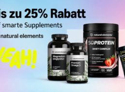 Natural Elements: 25 Prozent Rabatt bis Sonntag