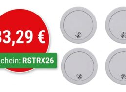 Ebay: Rauchmelder-Viererpack mit 10-Jahresbatterie für 33,29 Euro