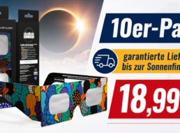 Sonnenfinsternis: Brillen jetzt noch mit garantiert Lieferung zum Event