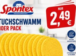 Outlet46: Spontex-Sale mit 10er-Pack Schwämmen für 2,49 Euro