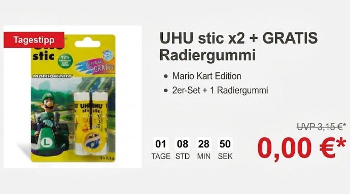 Druckerzubehoer.de: 6 Gratis-Artikel bis Mittwoch im Angebot