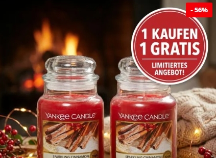 Dealclub: Doppelpack "Yankee Candle Sparkling Cinnamon" für 34,95 Euro