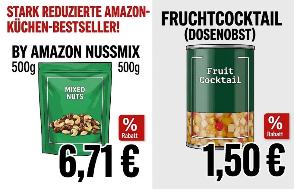 Prime: Lebensmittel-Eigenmarken bei Amazon unter Discounterpreis