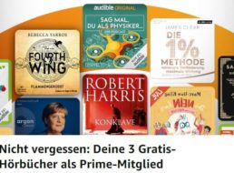 Gratis: Hörbücher im Dreierpack bei Audible via Amazon
