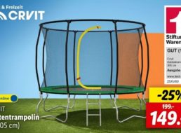 Lidl: Trampolin mit „gutem“ Testergebnis für 149 Euro