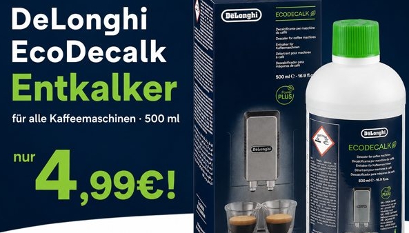 De'Longhi: Entkalker als B-Ware für 4,99 Euro