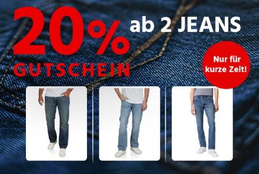 Denimfy: Jeans und Multipacks mit 20 Prozent Rabatt