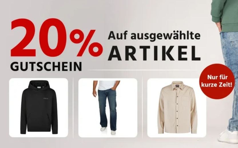 Denimfy: 20 Prozent auf Mustang, Lee & Co. bis Mitternacht