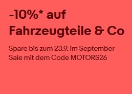 Ebay: 10 Prozent Rabatt auf Winterreifen & Co.