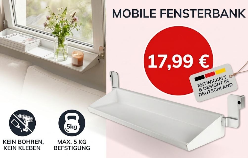 Lidl: Frischluft-Fensterbrett zum Bestpreis von 17,99 Euro