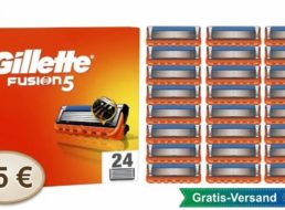 Fusion5: 24er-Pack Ersatzklingen für 55 Euro frei Haus