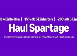 Amazon Haul: 10 – 20 Prozent Rabatt für drei Tage