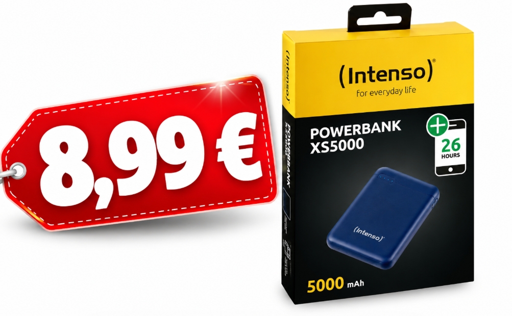 Ebay: Powerbank Intenso Slim XS für 8,99 Euro frei Haus