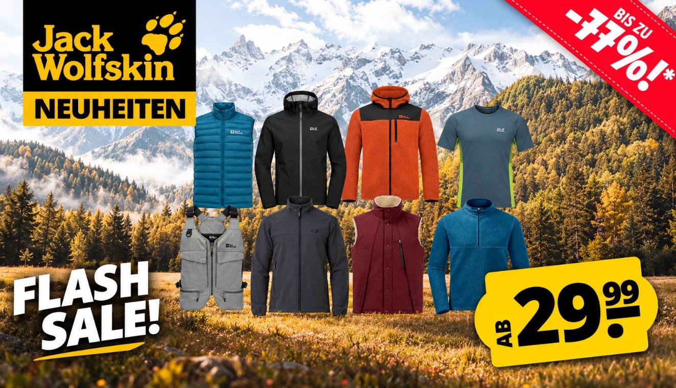 Jack Wolfskin: Sale bei Sportspar mit Angeboten ab 11,99 Euro