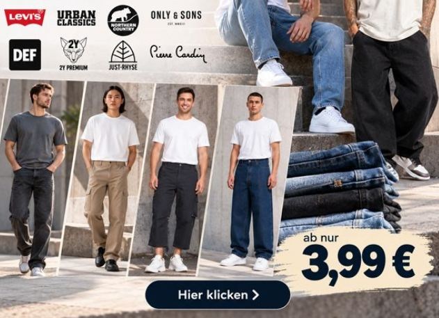 Outlet46: Markenjeans ab 3,99 Euro