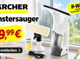 Amazon: Kärcher-Fenstersauger als B-Ware für 39,99 Euro