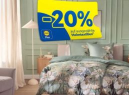 Lidl Plus: 20 Prozent Rabatt auf Heimtextilien von Livarno