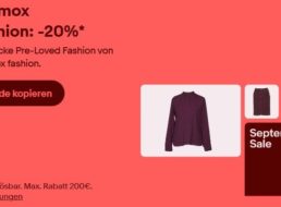 Momox: B-Ware-Mode mit 20 Prozent Rabatt