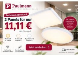 Paulmann: Leuchten im Doppelpack für 11,11 Euro frei Haus