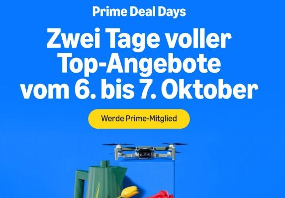 Prime Deal Days: Shopping-Event am 6. und 7. Oktober 2026