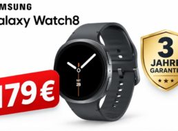 Amazon: „Galaxy Watch8“ mit 3 Jahren Garantie für 179 Euro