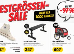 Sportspar: Restgrößen-Sale mit Fitnessgeräten und mehr
