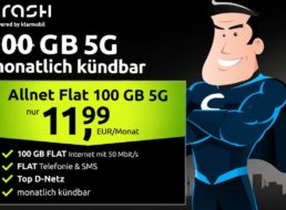 Crash: 100 GByte 5G im Vodafone-Netz für 11,99 Euro