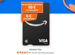 Amazon Visa: 50 Euro Startguthaben via Prime