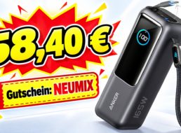 Anker: Notebook-Powerbank refurb mit 25.000 mAh für 58,40 Euro