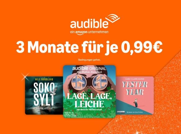 Audible: Standard-Abo für 99 Cent im Monat zu haben